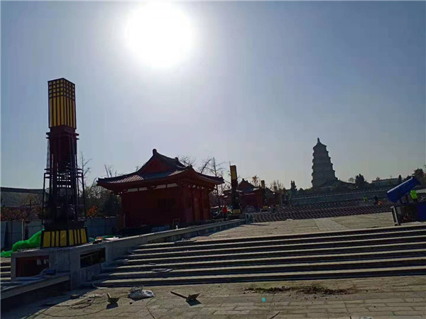 大雁塔北廣場(chǎng)景觀亮化工程